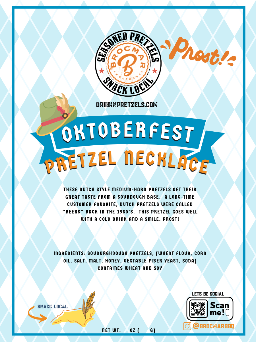 Limited Edition Octoberfest Pretzel Necklace 2025