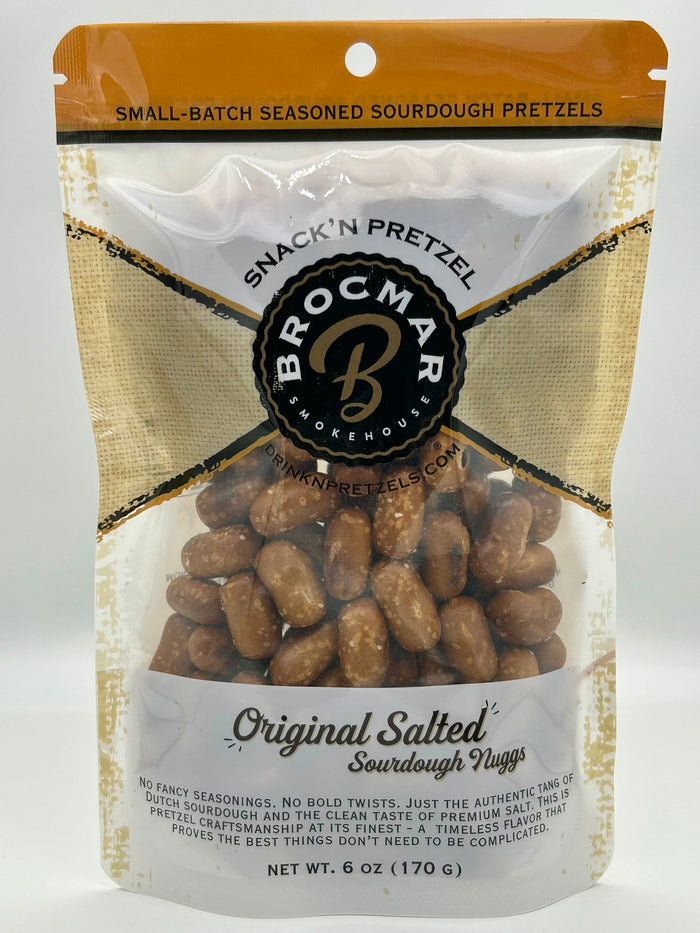 Original Dutch heritage sourdough pretzel pieces with sea salt — Brocmar Smokehouse Wilmington NC