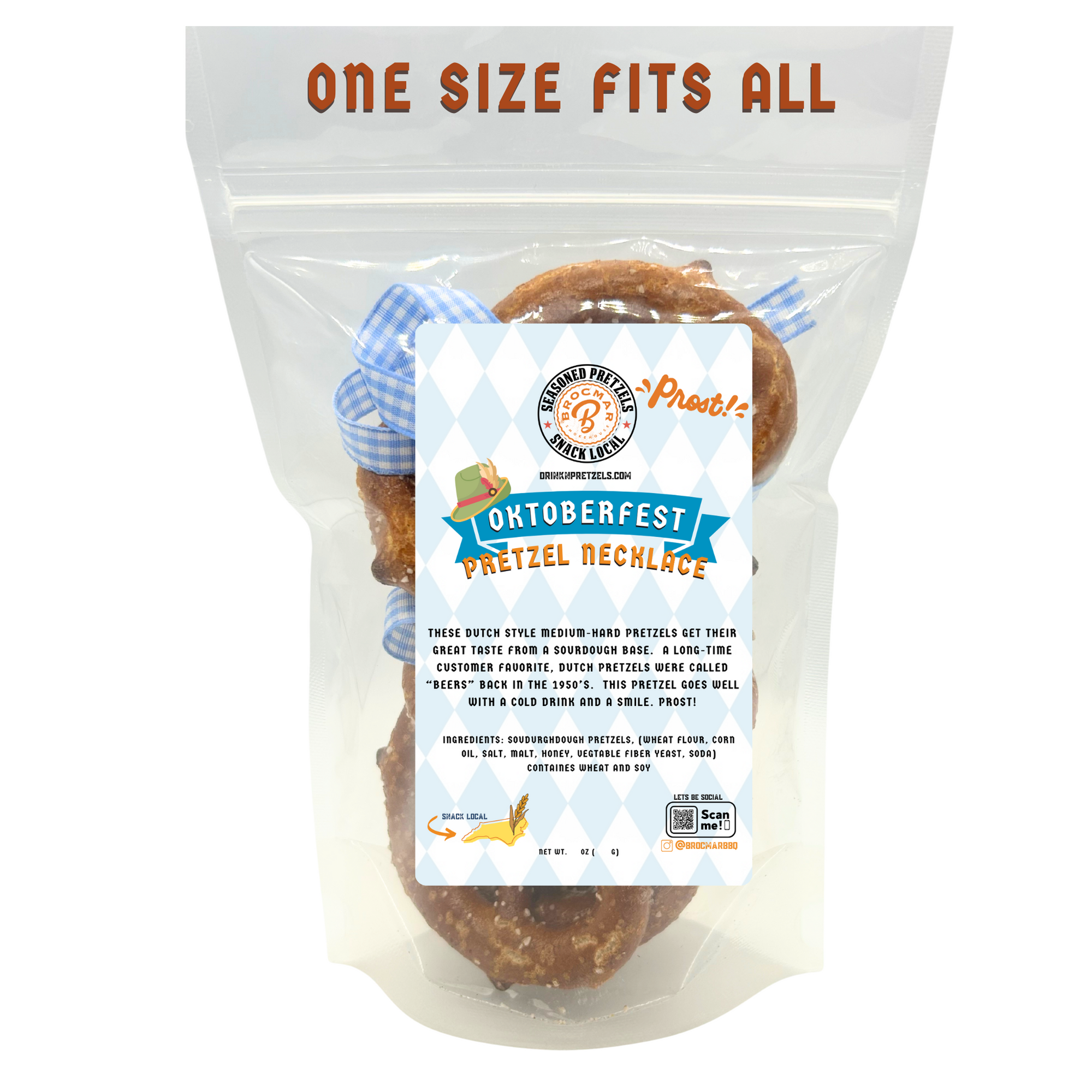 Limited Edition Octoberfest Pretzel Necklace 2025