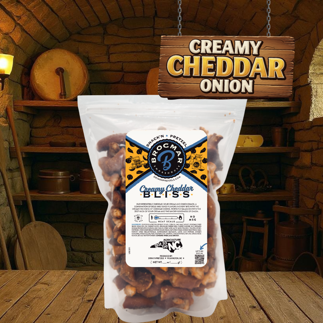 🎁 Creamy Cheddar Bliss Hard Sourdough Drink'N Pretzel Pieces (100% off)