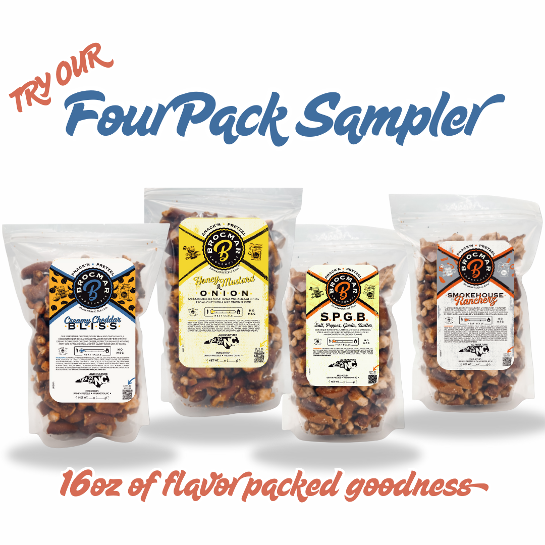 Drink'N Pretzel Four Pack Sampler
