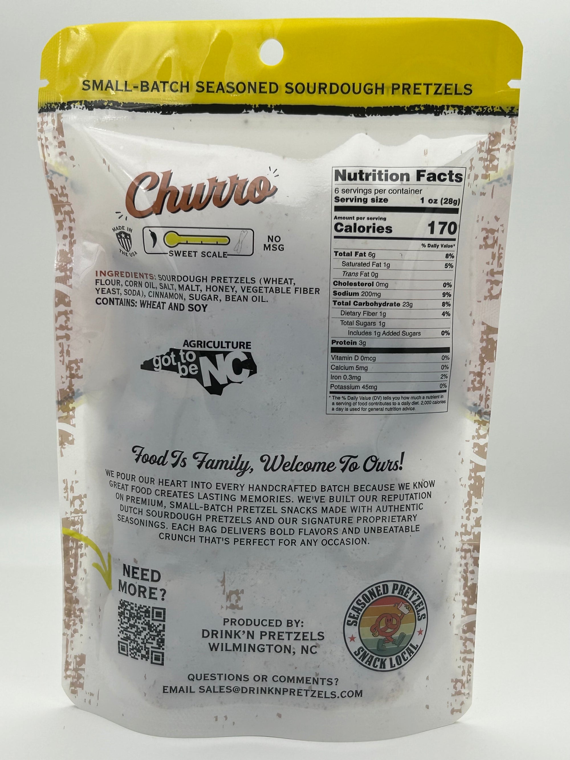 Churro Hard Sourdough Drink'N Pretzel Pieces