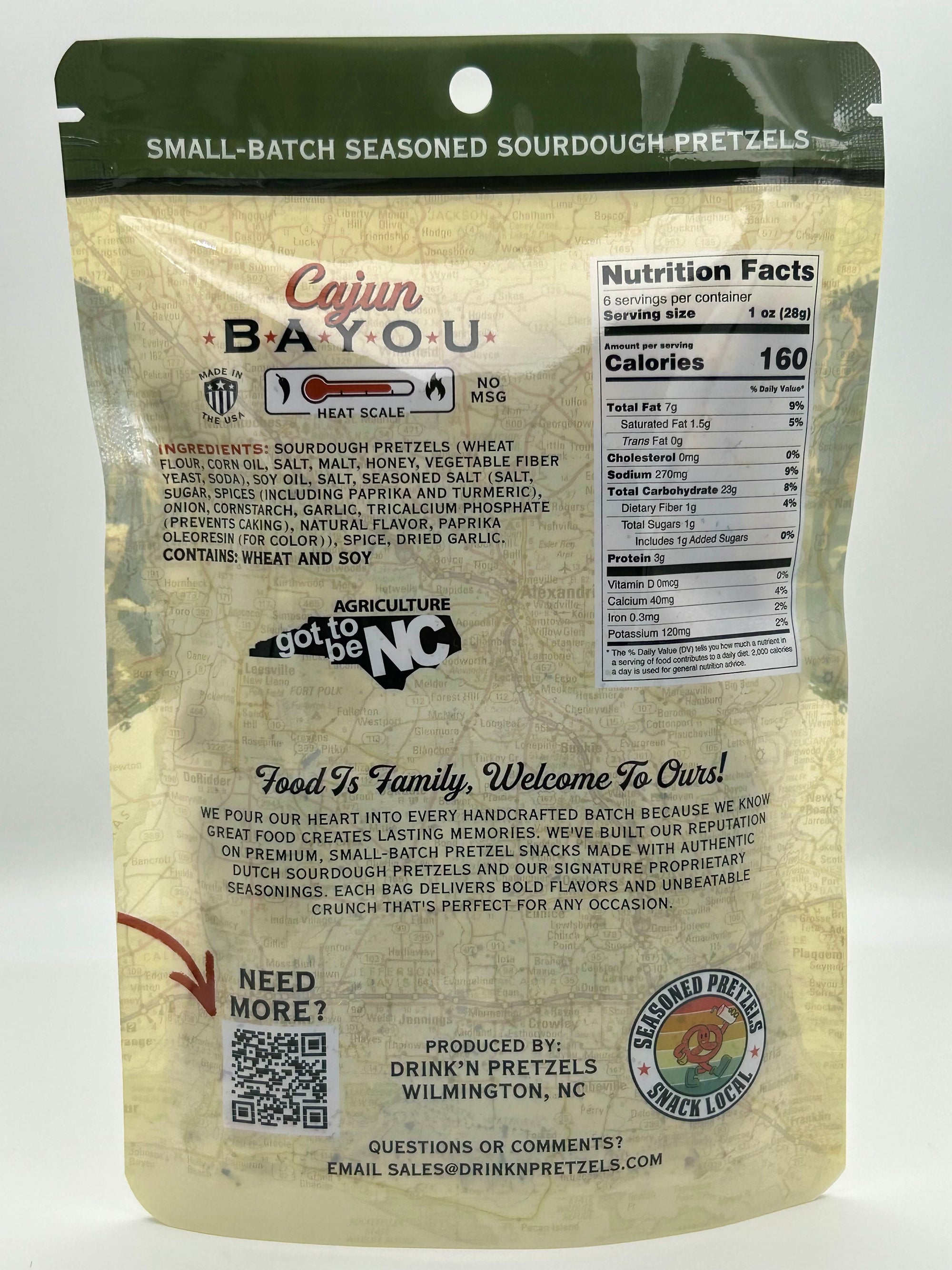 Cajun Bayou Hard Sourdough Drink'N Pretzel Pieces