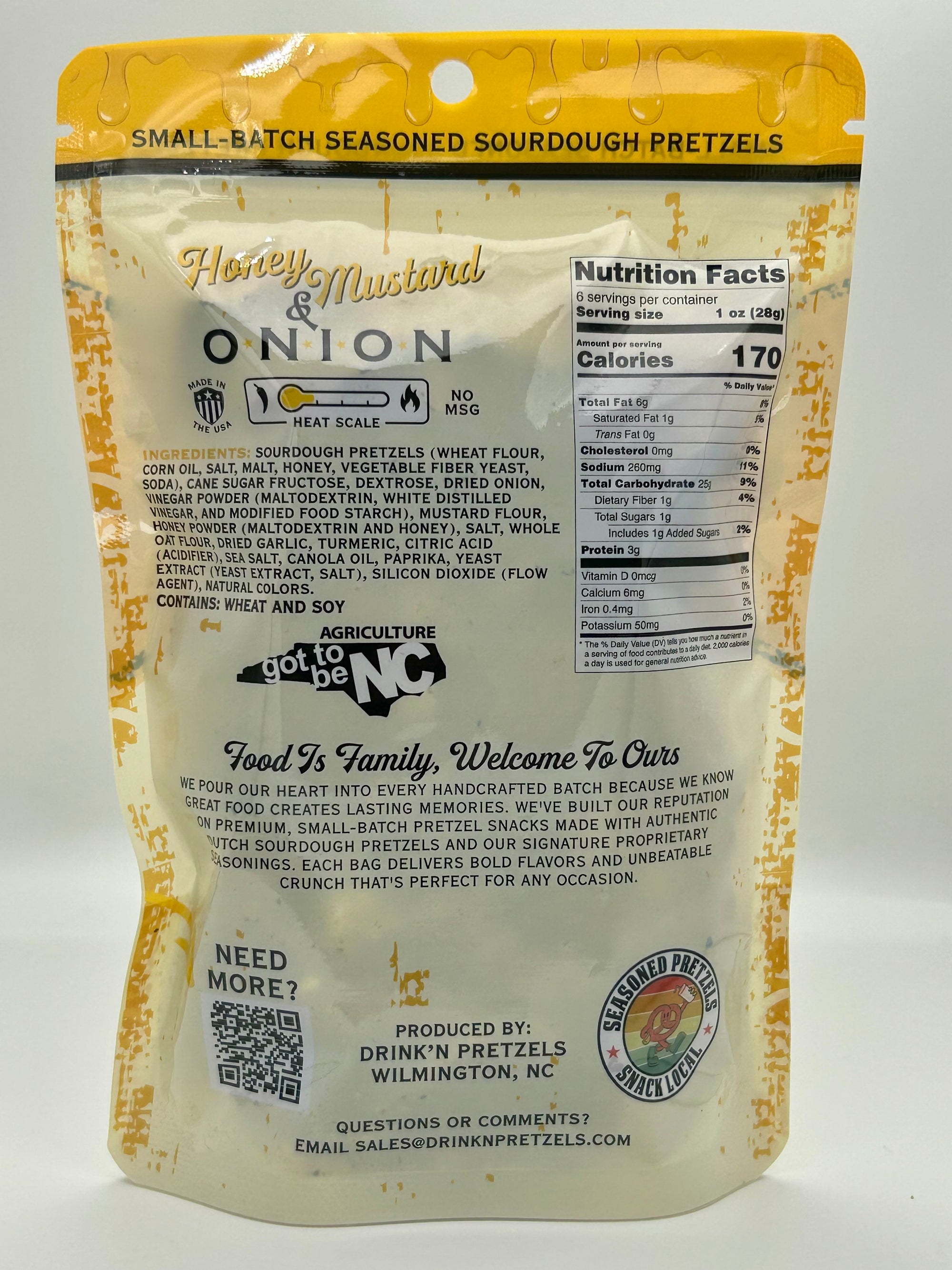 Honey Mustard & Onion Hard Sourdough Drink'N Pretzel Pieces