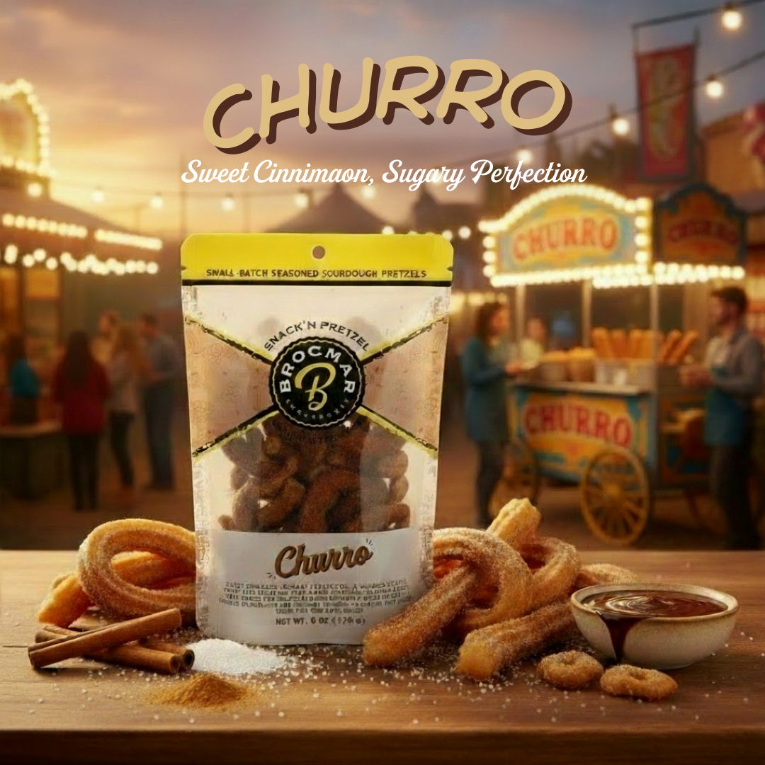 Churro Hard Sourdough Drink'N Pretzel Pieces