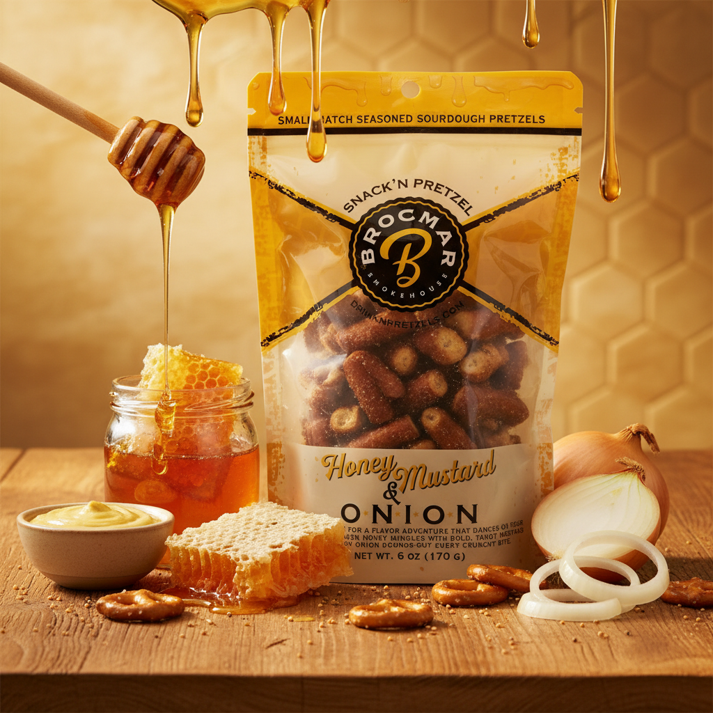 Honey Mustard & Onion Hard Sourdough Drink'N Pretzel Pieces