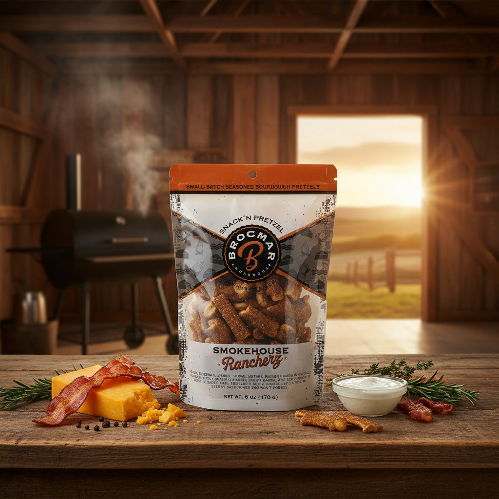 Smokehouse Rancherz Hard Sourdough Drink'N Pretzel Pieces