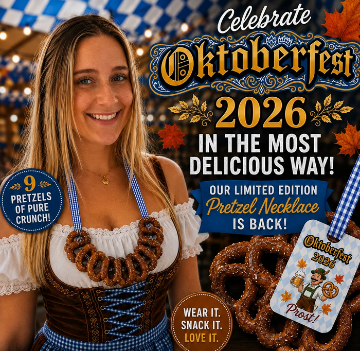 Limited Edition Octoberfest Pretzel Necklace 2026